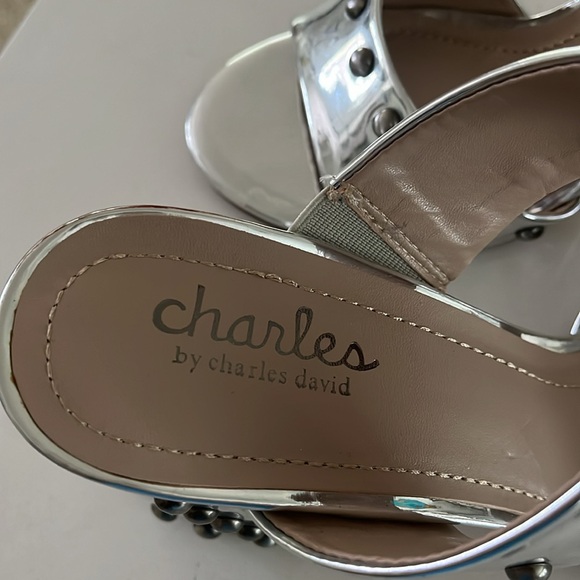 Charles David 3.5 heeled sandle  size 8.5 - Picture 3 of 5